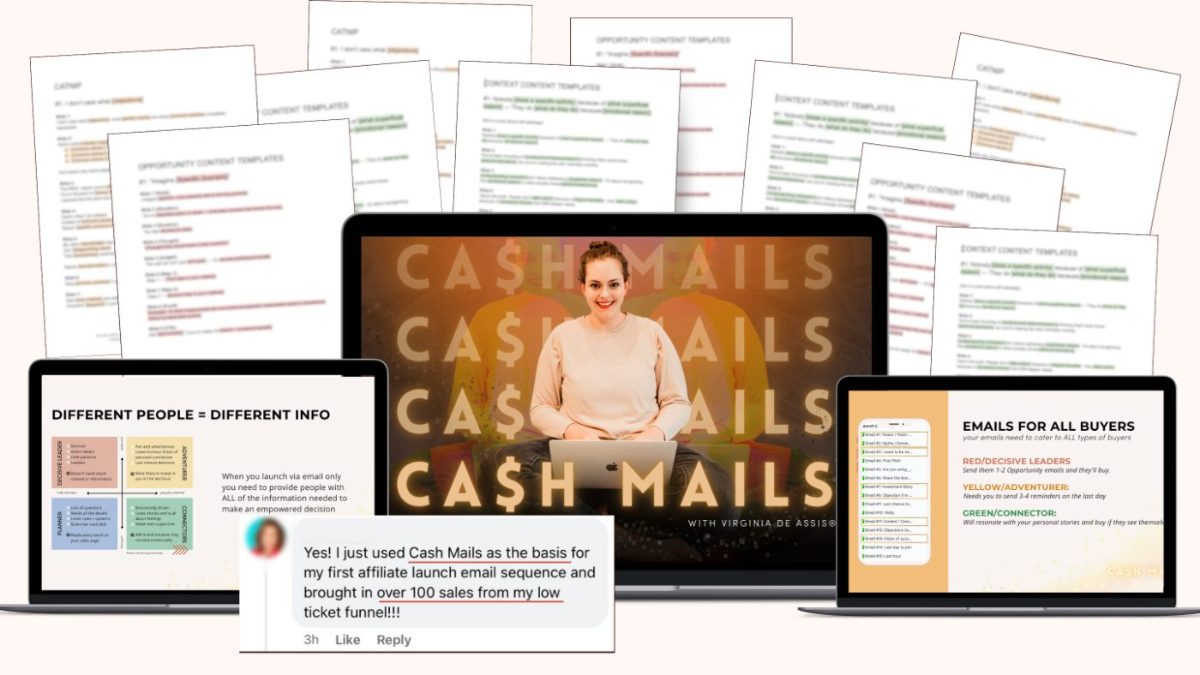 Cash Mails — course mockup