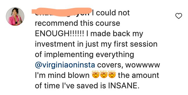IG comment: made investment back in the first session